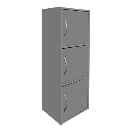 Bibliotecă Soline column cabinet light gri, Light Grey, 40x35x91 cm