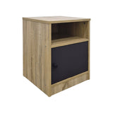 Noptieră Lenea bedside masă sonoma-antracit 40x40x50cm