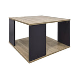 Masă de cafea cu funcție decorativă , Sonoma-Anthracite, Modern, Pal melaminat, 60x60x39cm
