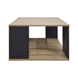 Masă de cafea cu funcție decorativă , Sonoma-Anthracite, Modern, Pal melaminat, 60x60x39cm
