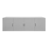 Dulap de haine Alvia four-leaf wardrobe loft alb 200x51x60cm