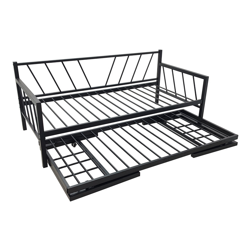 Pat Bed-Sofa Remmie, Negru, 90x190 cm