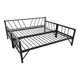 Pat Bed-Sofa Remmie, Negru, 90x190 cm