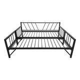 Pat Bed-Sofa Remmie, Negru, 90x190 cm