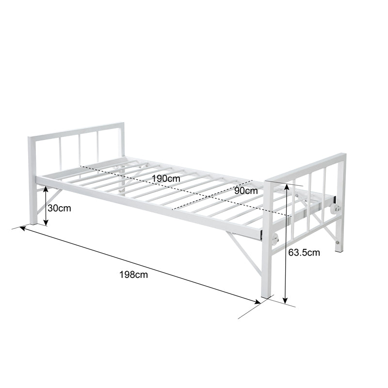 Pat Bed-Sofa Remmie, Negru, 90x190 cm