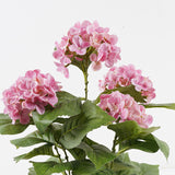 Plantă decorativă în ghiveci Hydrangea, Sintetic, 35x50 cm, Roz