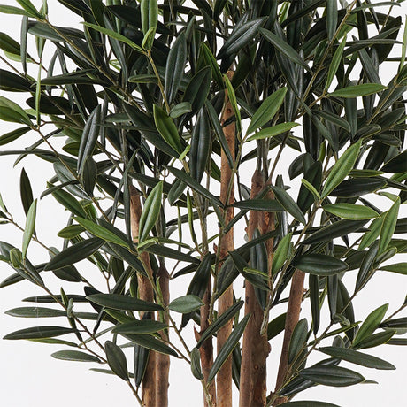 Plantă decorativă în ghiveci, Olia, Sintetic, 52x120 cm, Verde