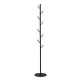 Cuier vertical Tebera Pakoworld, Modern, Metal, Negru, 30x170 cm