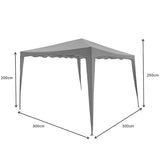 Umbrela de gradina Gazebo , 300 x 300 x 250 cm - Bej