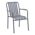 Scaun de exterior Vista stivuibil, Antracit, aluminiu, 62x60x84 cm