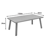 Set gradina Andasio, Gri-Natural