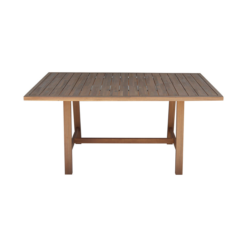 Masă cu design natural Malibu, Lemn Masiv de Acacia, 160x90x75 cm