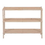 Raft pentru pantofi cu capacitate de 9 perechi Steper, Lemn de brad, 64x26x48 cm