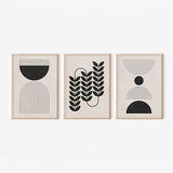 Tablou triptic Vanta pakoworld cu imprimare digitală și cadru, Modern, MDF, 33x1.5x48 cm.