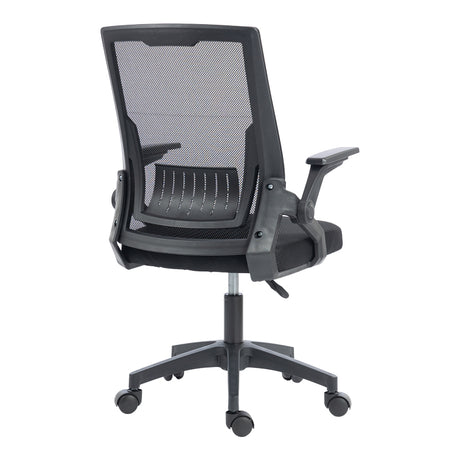 Scaun de birou Penza, Negru, 48x58x102 cm