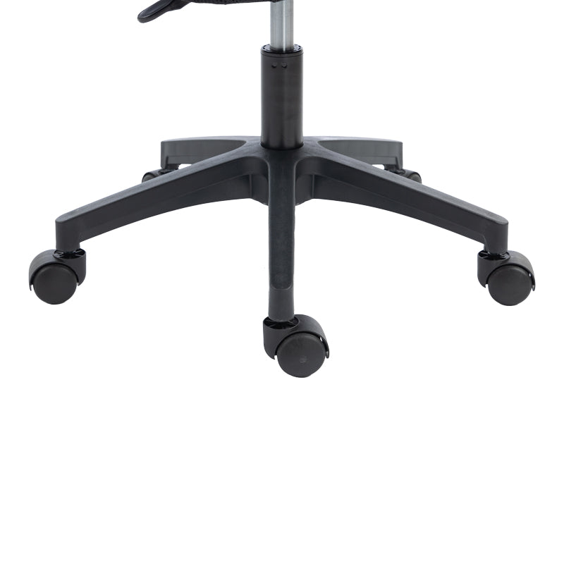 Scaun de birou Plymot, 48x58x112-122 cm - Negru