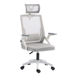 Scaun de birou Plymot, 48x58x112-122 cm - Gri