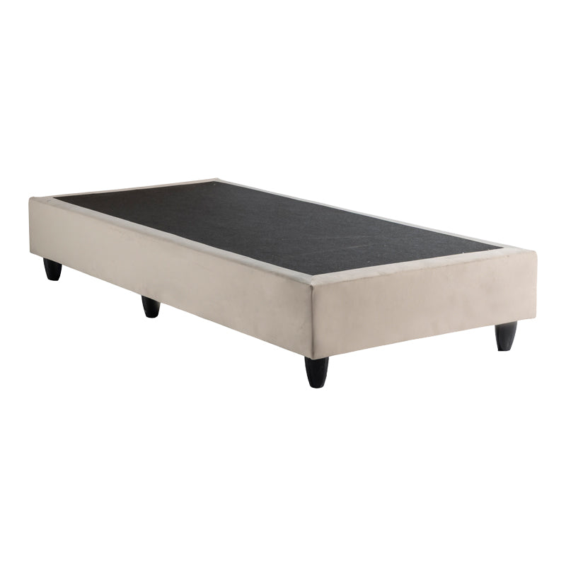 Pat Single bed base, Crem, 90x200 cm