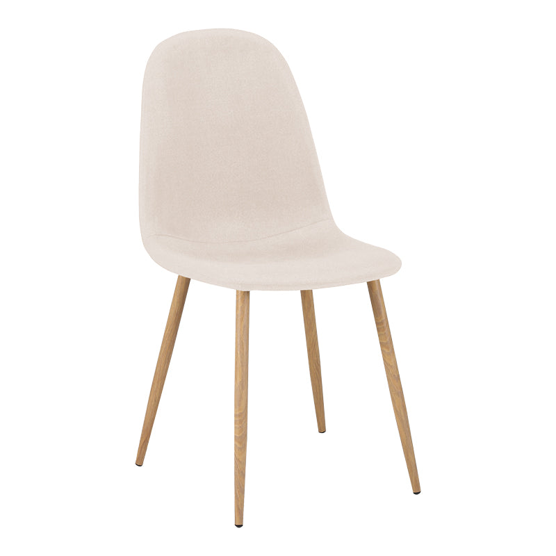 Scaun Bella, Stofa, picioare metalice cu finisaj natural, 44x55x85 cm - Scaun Bella, Stofa, picioare metalice cu finisaj natural, 44x55x85 cm, imagine principală, metal, stofă, pentru living sau bucătărie