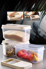 Set cutie de depozitare, Crem, 19x17.5x34.5 cm