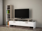 COMODA TV Simal - White, Cordoba, Alb, 149 x 171 x 32 cm