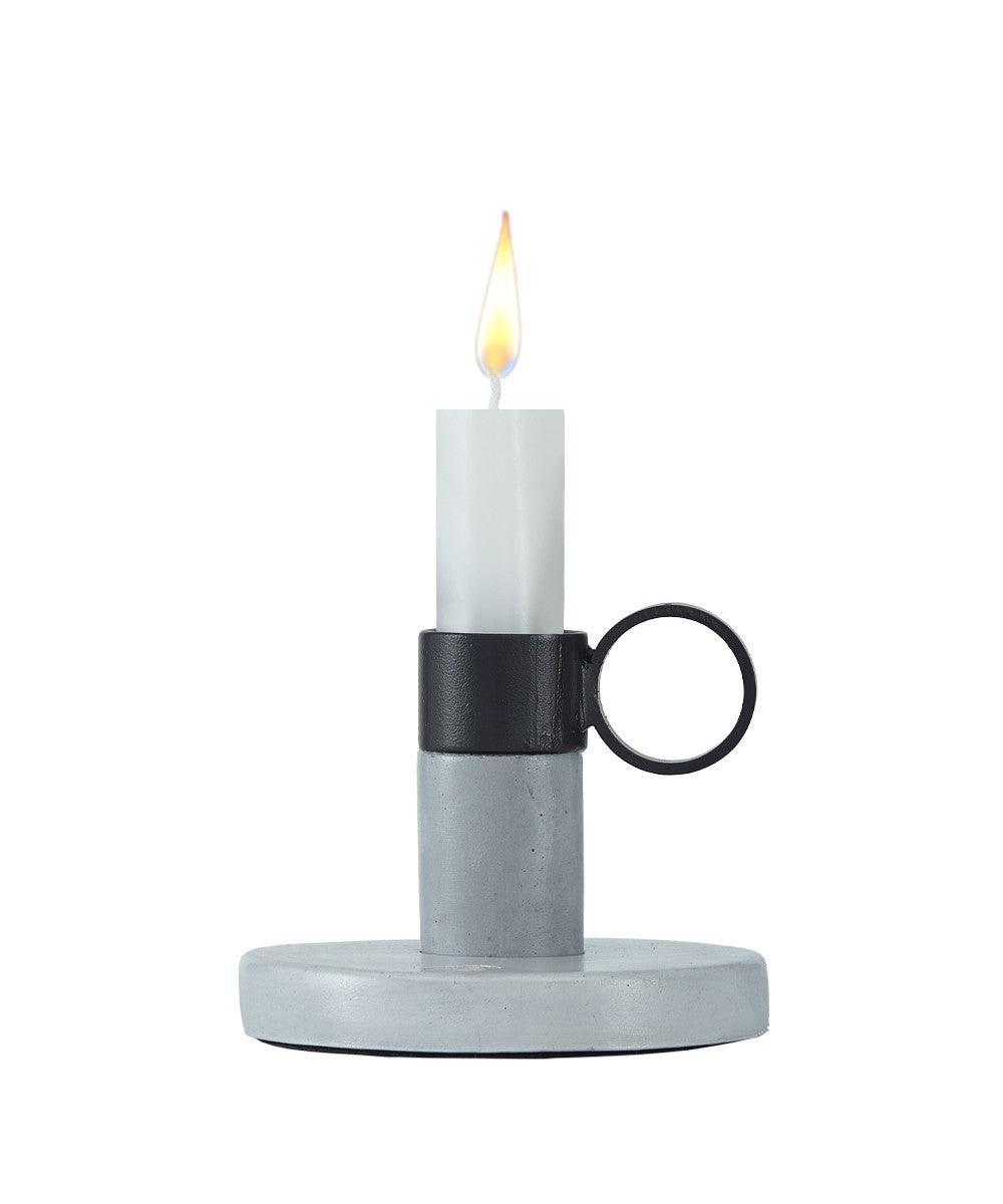 Accesoriu decorativ din beton Decorative Concrete Accessory Artistic 2, Gri, 13x12 cm