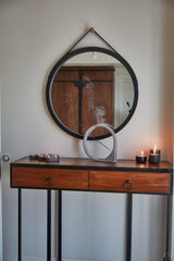 Accesoriu decorativ din beton Decorative Concrete Accessory Modern 1, Negru, 3x6x6 cm