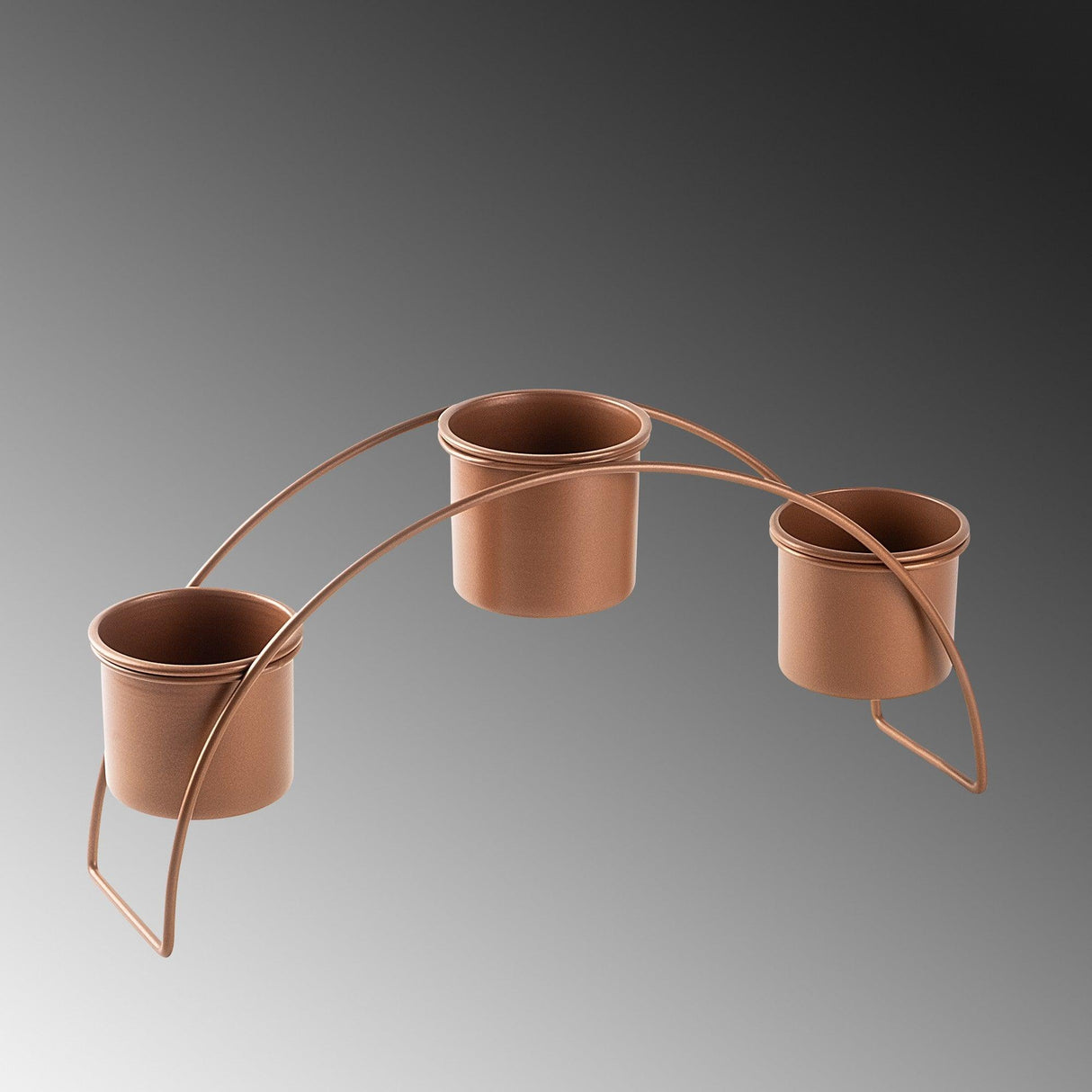 Accesoriu metalic decorativ Decorative Metal Accessory Antonio 2, Cupru, 9 cm