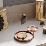 Accesoriu metalic decorativ Decorative Metal Accessory Elegance 3, Cupru, 25x28x21 cm