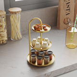 Accesoriu metalic decorativ Decorative Metal Accessory Lux 3, Aur, 20x32 cm