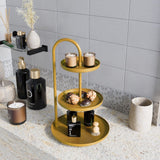 Accesoriu metalic decorativ Decorative Metal Accessory Lux 3, Aur, 20x32 cm