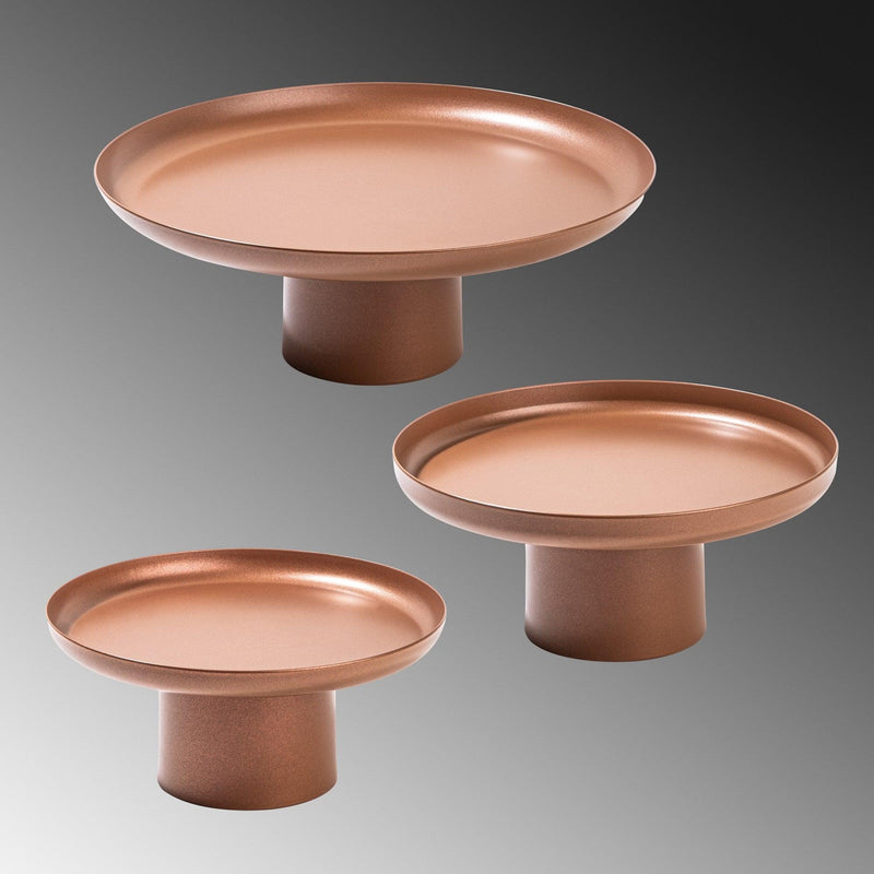 Accesoriu metalic decorativ Decorative Metal Accessory Lux 4, Cupru, 18.5x8.5 cm