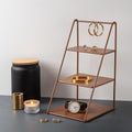 Accesoriu metalic decorativ Decorative Metal Accessory Modern 2, Cupru, 16x30.5x17 cm