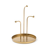 Accesoriu metalic decorativ Decorative Metal Accessory Modern 3, Aur, 20.5x27 cm