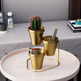 Accesoriu metalic decorativ Decorative Metal Accessory Rustic 2, Aur, 9 cm