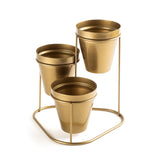 Accesoriu metalic decorativ Decorative Metal Accessory Rustic 2, Aur, 9 cm