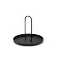 Accesoriu metalic decorativ Simi, Negru, 20.5x18 cm