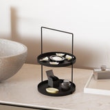 Accesoriu metalic decorativ Tilos, Negru, 21x33 cm