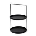 Accesoriu metalic decorativ Tilos, Negru, 21x33 cm