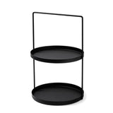 Accesoriu metalic decorativ Tilos, Negru, 21x33 cm