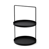 Accesoriu metalic decorativ Tilos, Negru, 21x33 cm