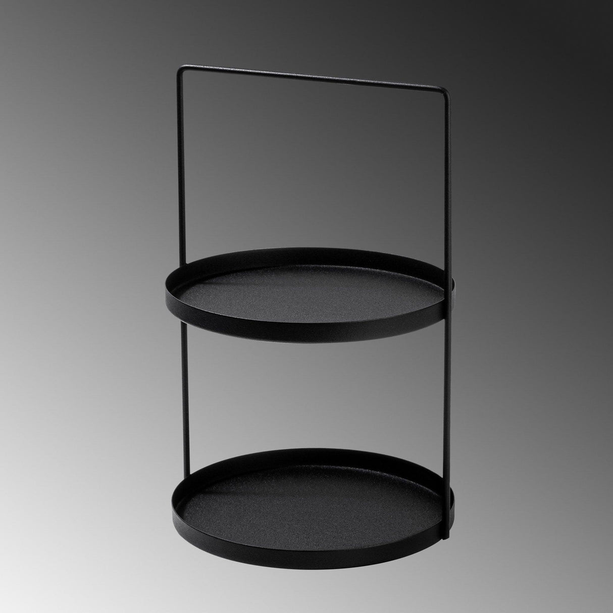 Accesoriu metalic decorativ Tilos, Negru, 21x33 cm