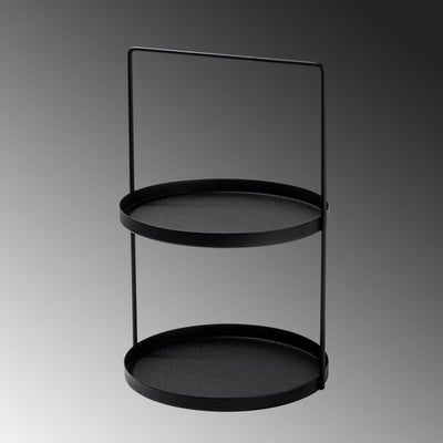 Accesoriu metalic decorativ Tilos, Negru, 21x33 cm