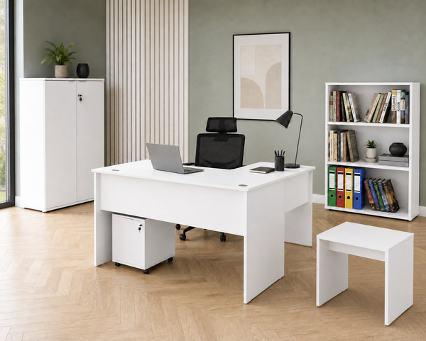 Birou Adore L Rio Office, Interschimbabil, Masa de colt, 160x75x144 cm