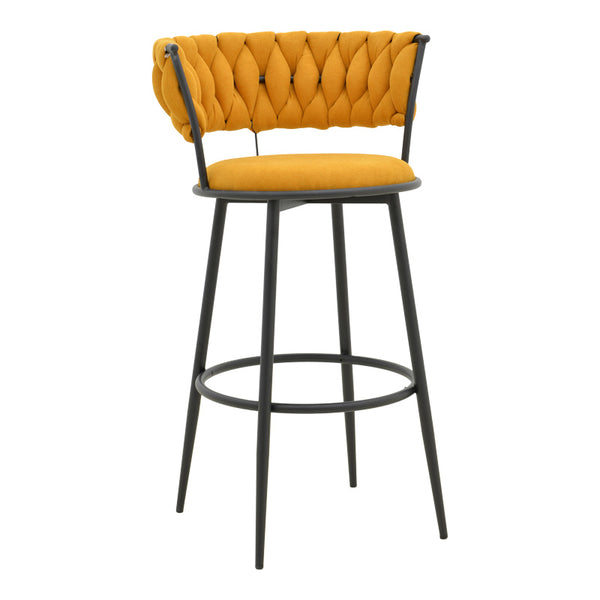 Alkia I taburet de bar, galbena, 50x56x95 cm