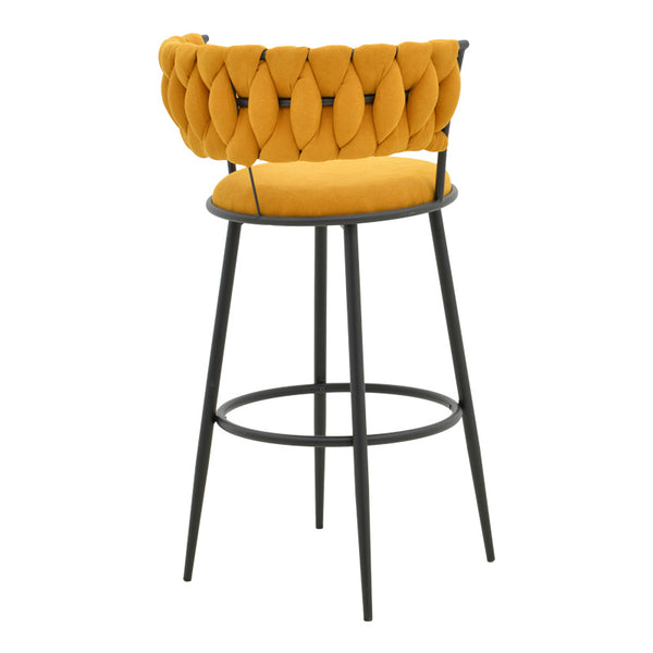Alkia I taburet de bar, galbena, 50x56x95 cm