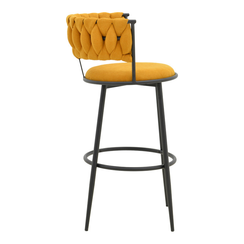 Alkia I taburet de bar, galbena, 50x56x95 cm