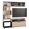 Ansamblu Comoda TV Jasper Wenge 151x37x169 cm