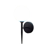 Aplica de perete cu iluminare G9 Kerlibin, metal, Negru-Alb, 13x18x34 cm