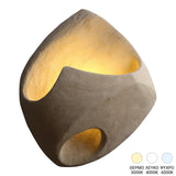 Aplica de perete cu LED Berzea, Crem, Metal, 25x22 cm